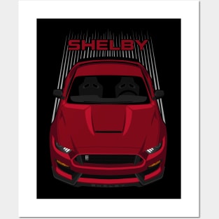 Ford Mustang Shelby GT350 2015 - 2020 - Rapid Red Posters and Art